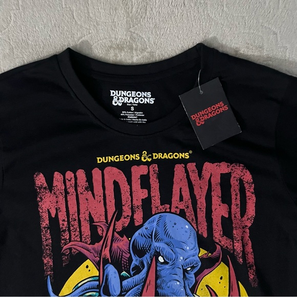 Dungeons & Dragons MindFlayer Graphic Tee Men’s Size Small in black - Picture 2 of 4
